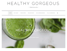 Tablet Screenshot of healthygorgeous.com